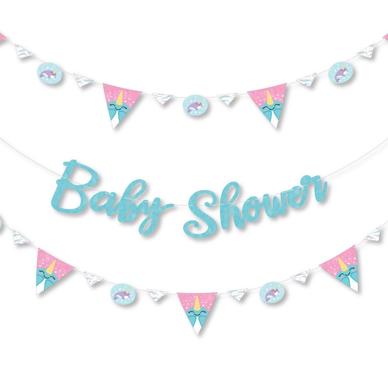Under The Sea Baby Shower Letter Banner Decoration 36 Banner Cutouts And Baby Shower Banner Letters