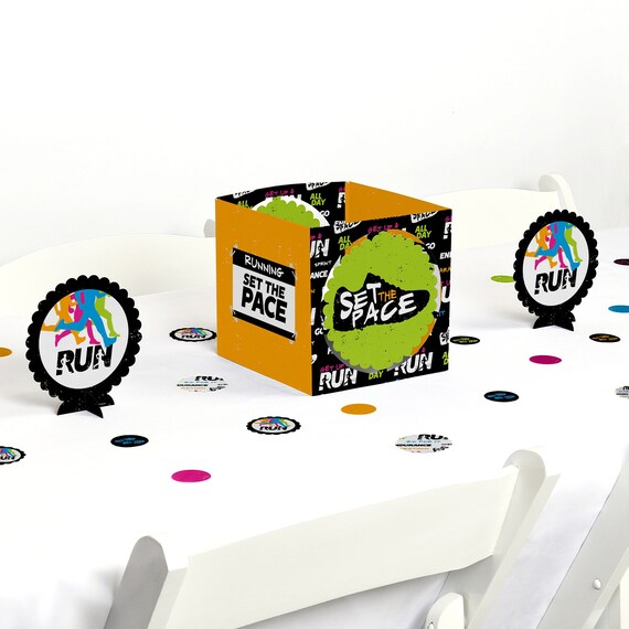 Set the Pace Running Centerpiece & Table Decoration Kit Track