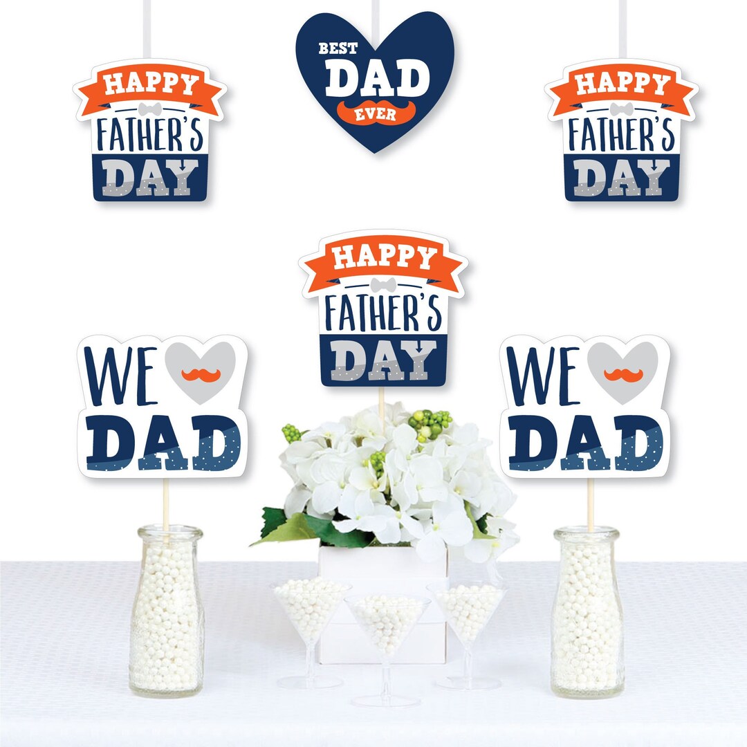 Happy Father's Day - Decorations DIY We Love Dad Party Essentials - Set ...
