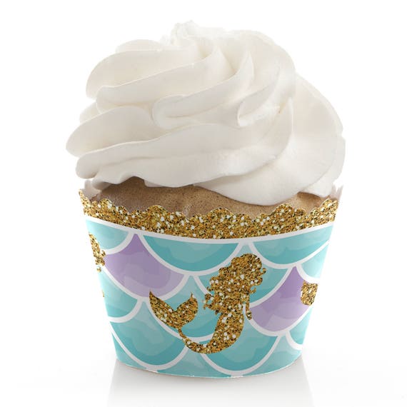 Let S Be Mermaids Baby Shower Cupcake Decorations And Supplies
