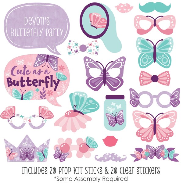 Butterfly Photo Prop Etsy