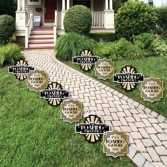 Roaring 20 S 1920s Art Deco Jazz Party Decorations Outdoor