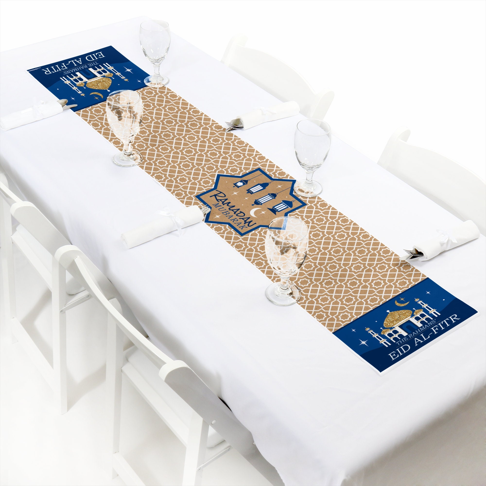 Ramadan Petite Table Runner Eid Mubarak Decorations Etsy