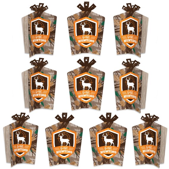Gone Hunting - Table Decorations - Deer Hunting Camo Baby ...