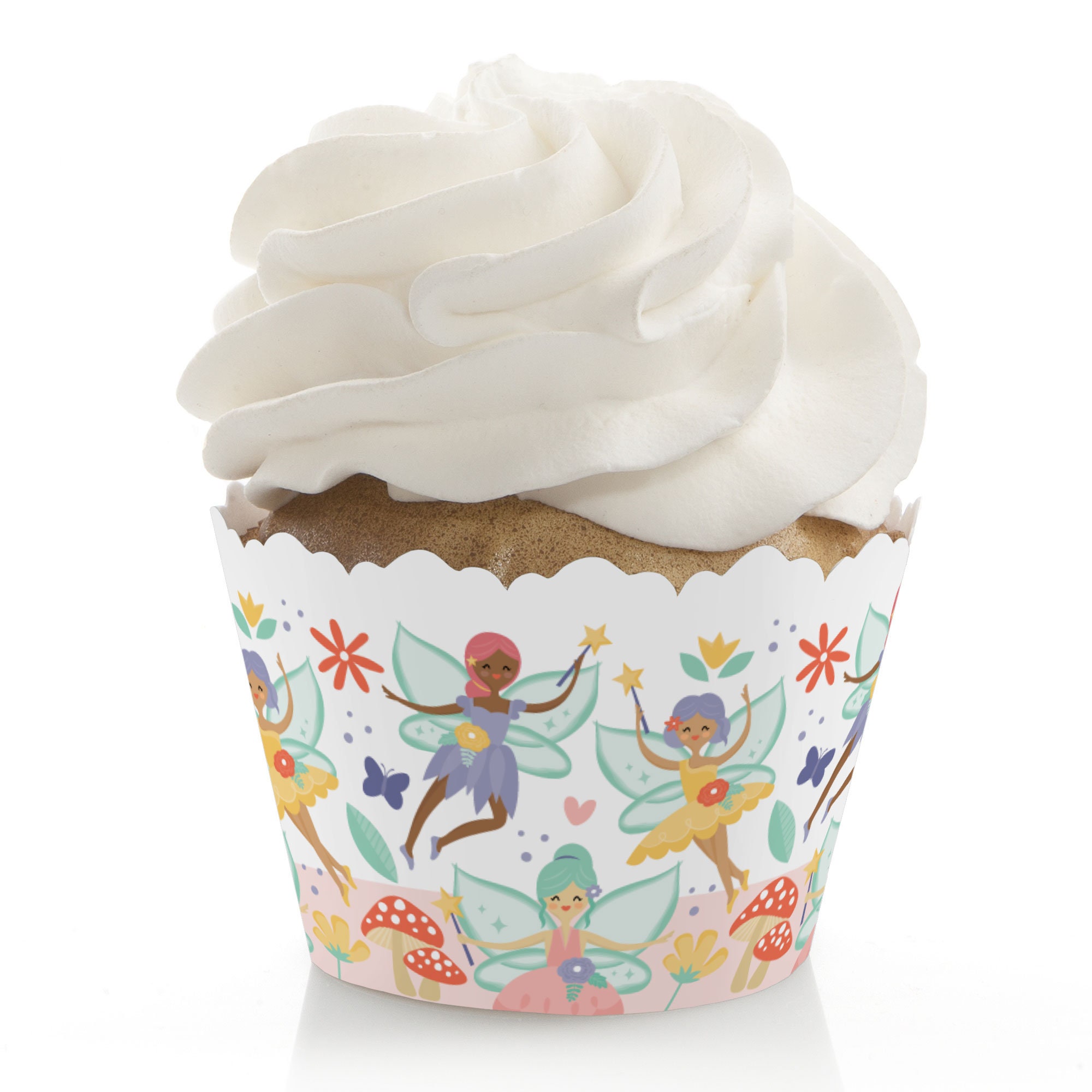 Lets Be Fairies Fairy Garden Birthday Party Decorations Party Cupcake Wrappers Set of 12