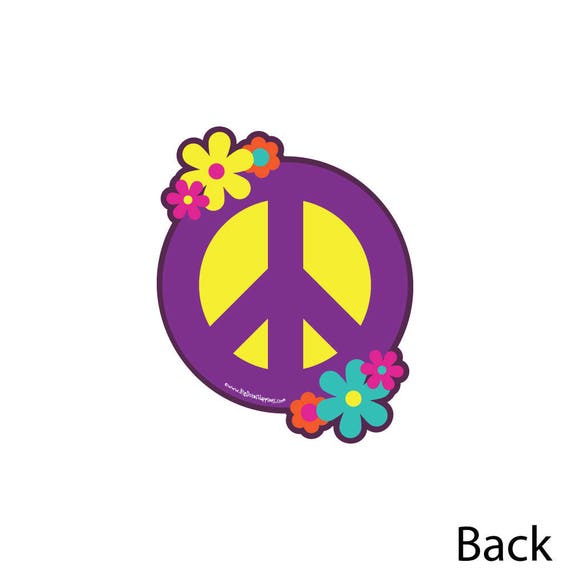 60 S Hippie 1960s Groovy Party Diy Decorations Love Etsy