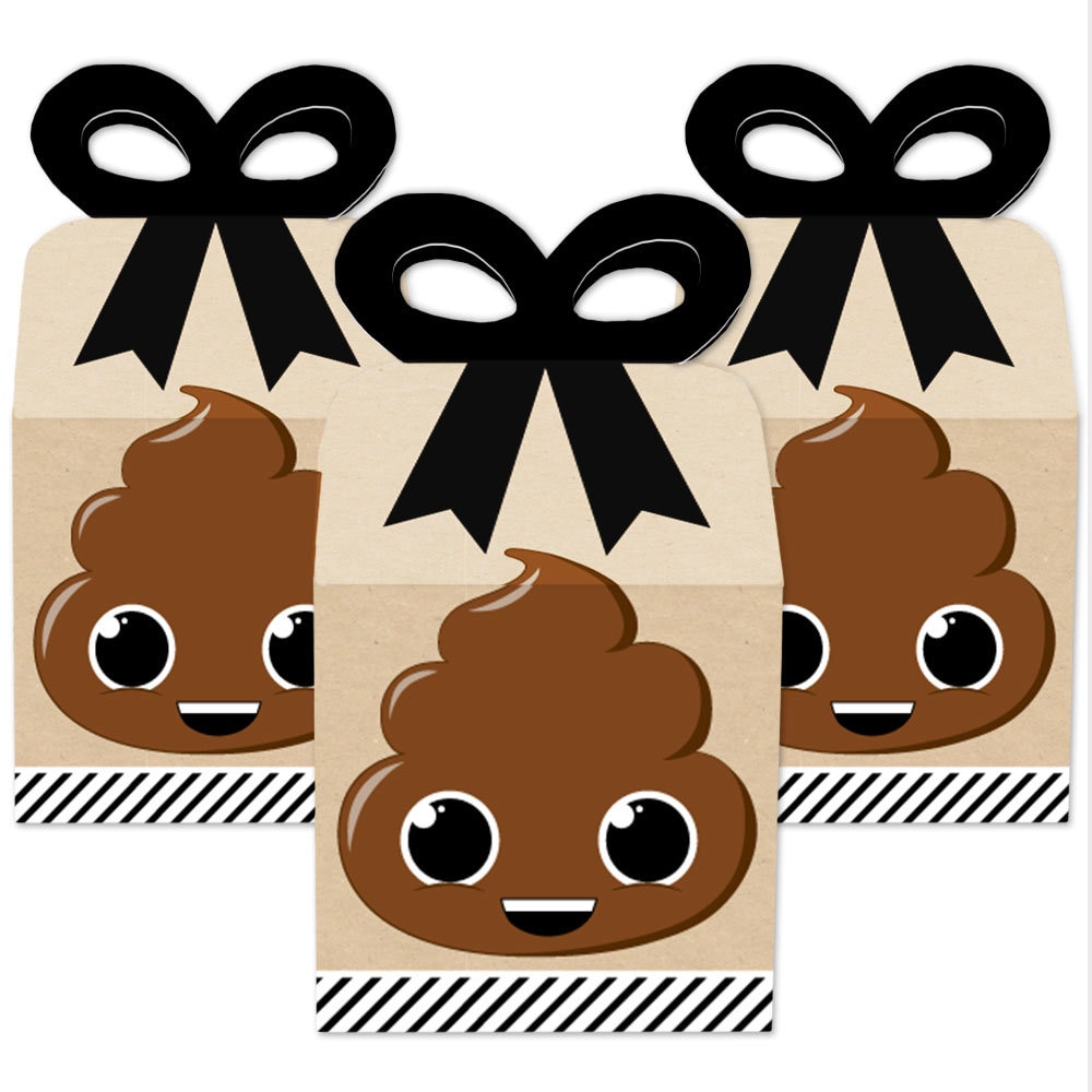 Party til Youre Pooped Square Favor Gift Boxes Poop | Etsy