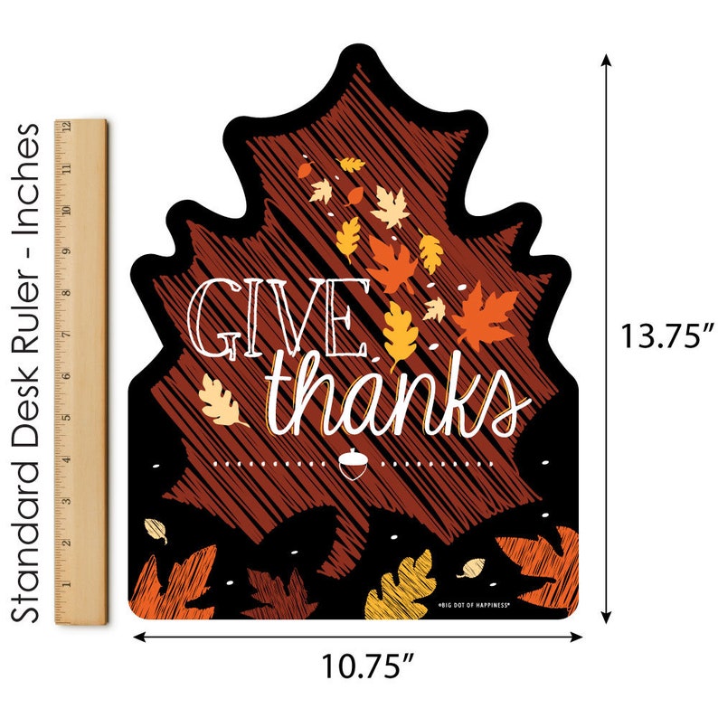 Give Thanks Outdoor Lawn Sign Thanksgiving Party Yard Sign - Etsy