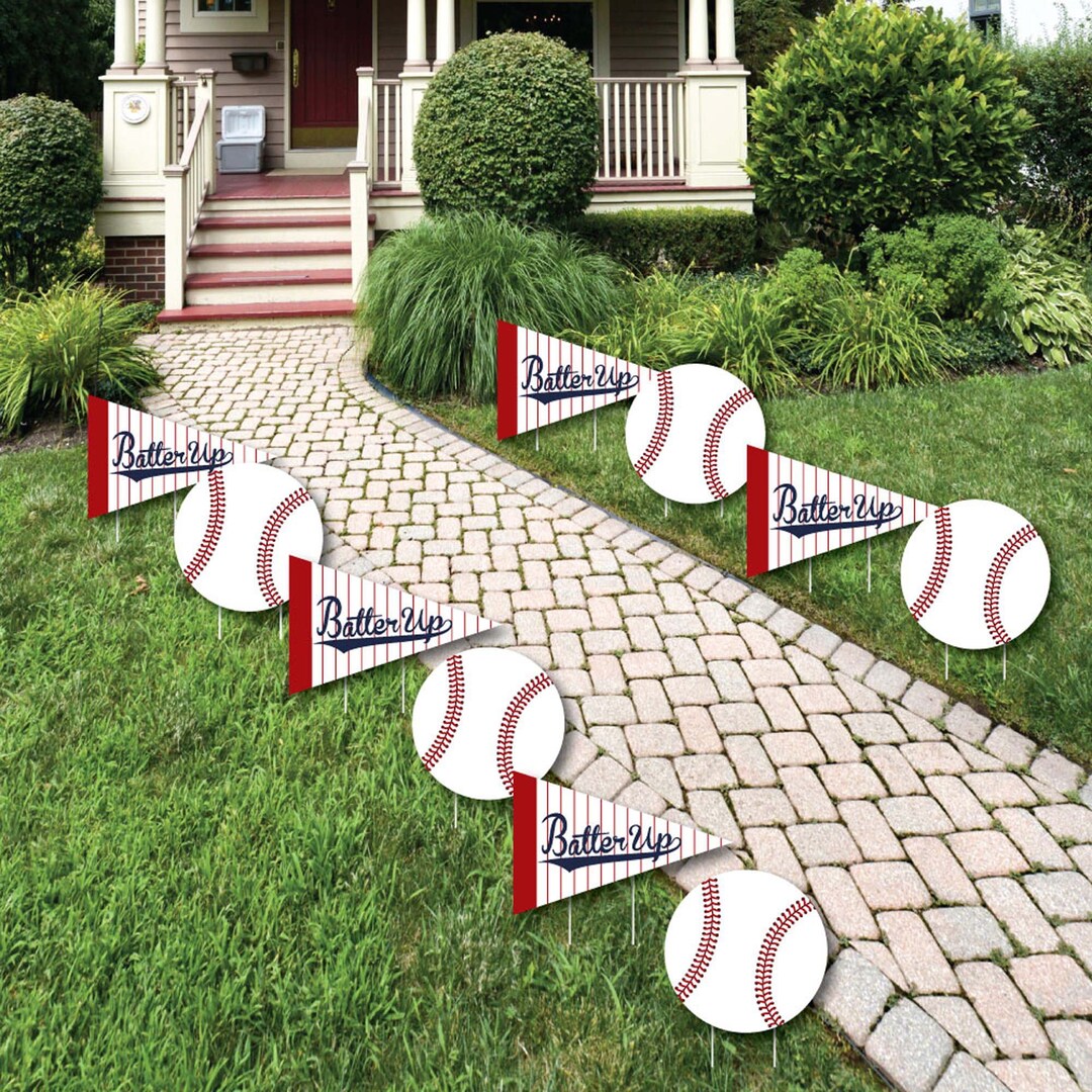 Baseball - Lawn Decorations - Outdoor Baby Shower or Birthday Party ...