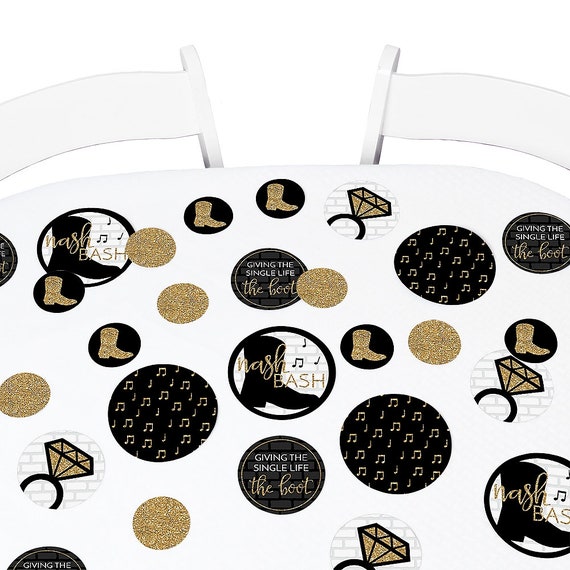 Nash Bash - Nashville Bachelorette Party - Giant Circle Confetti - Bachelorette Decorations - Large Confetti - Party Supplies -27 Ct Il_570xn