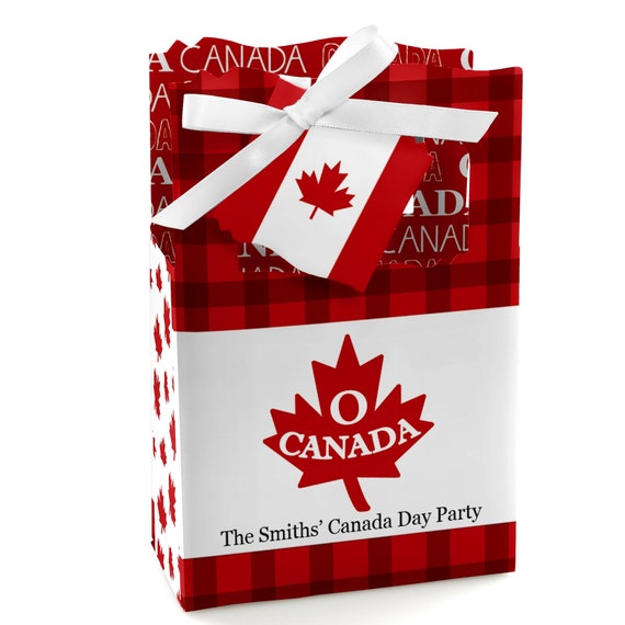 Canada Day Party Treat Boxes Canadian Party Table Decorations