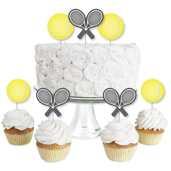 You Got Served Tennis Dessert Cupcake Toppers Tennis Baby