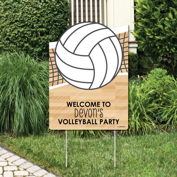 Volleyball Party Decorations Birthday Party Or Baby Shower