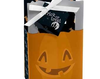 Trick or Treat - Halloween Party Favor Boxes - Set of 12