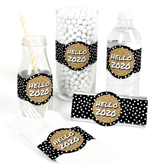 New Year S Eve Diy Party Supplies Pop Fizz Clink Party Diy