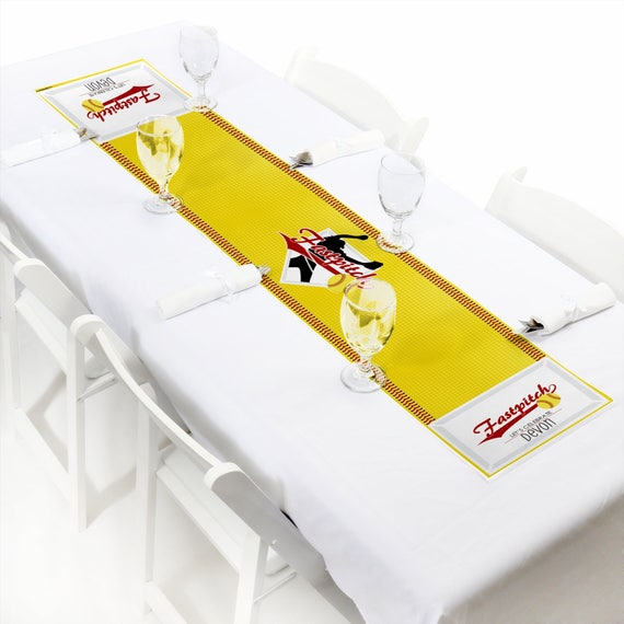 Grand Slam Fastpitch Softball Petite Table Runner 12 X 60