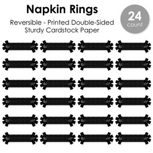 Masquerade Venetian Mask Party Paper Napkin Holder Napkin Rings Set of ...