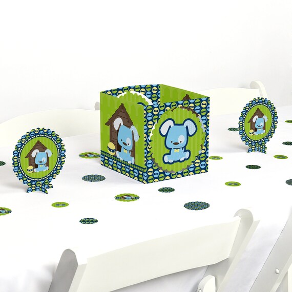 Boy Puppy Dog Centerpiece Table Decoration Kit Boy Baby