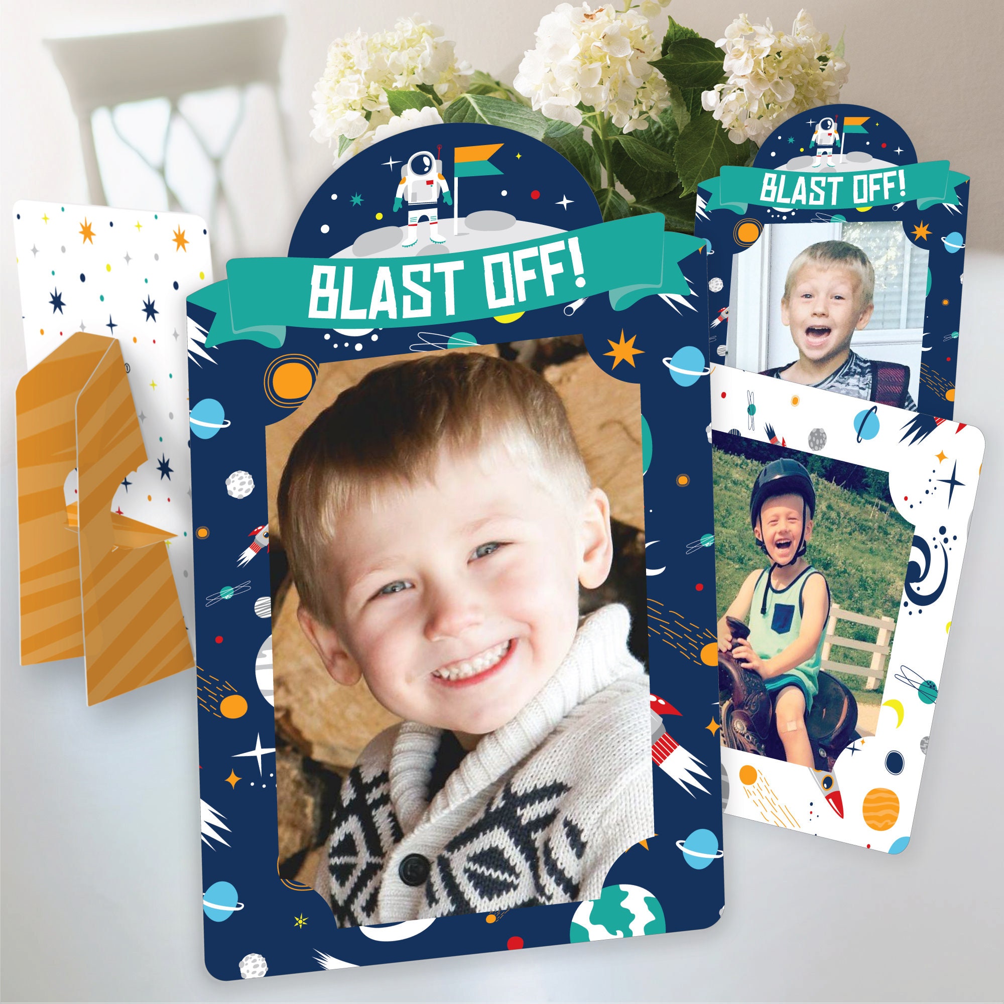 Blast off to Outer Space - Rocket Ship Baby Shower or Birthday Party ...