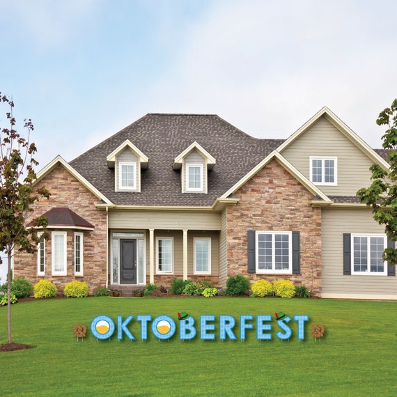 Oktoberfest Yard Sign Outdoor Lawn Decoration German Beer