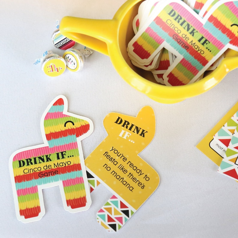 Cinco de Mayo Drink If Mexican Party Game Adult Mexican | Etsy