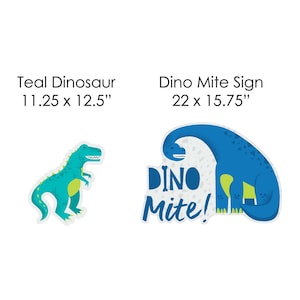 Roar Dinosaur Shaped Lawn Decorations Outdoor Yard Decorations Dino Mite Trex Lawn Ornaments Dinosaur Yard Signs 8 Pc image 6