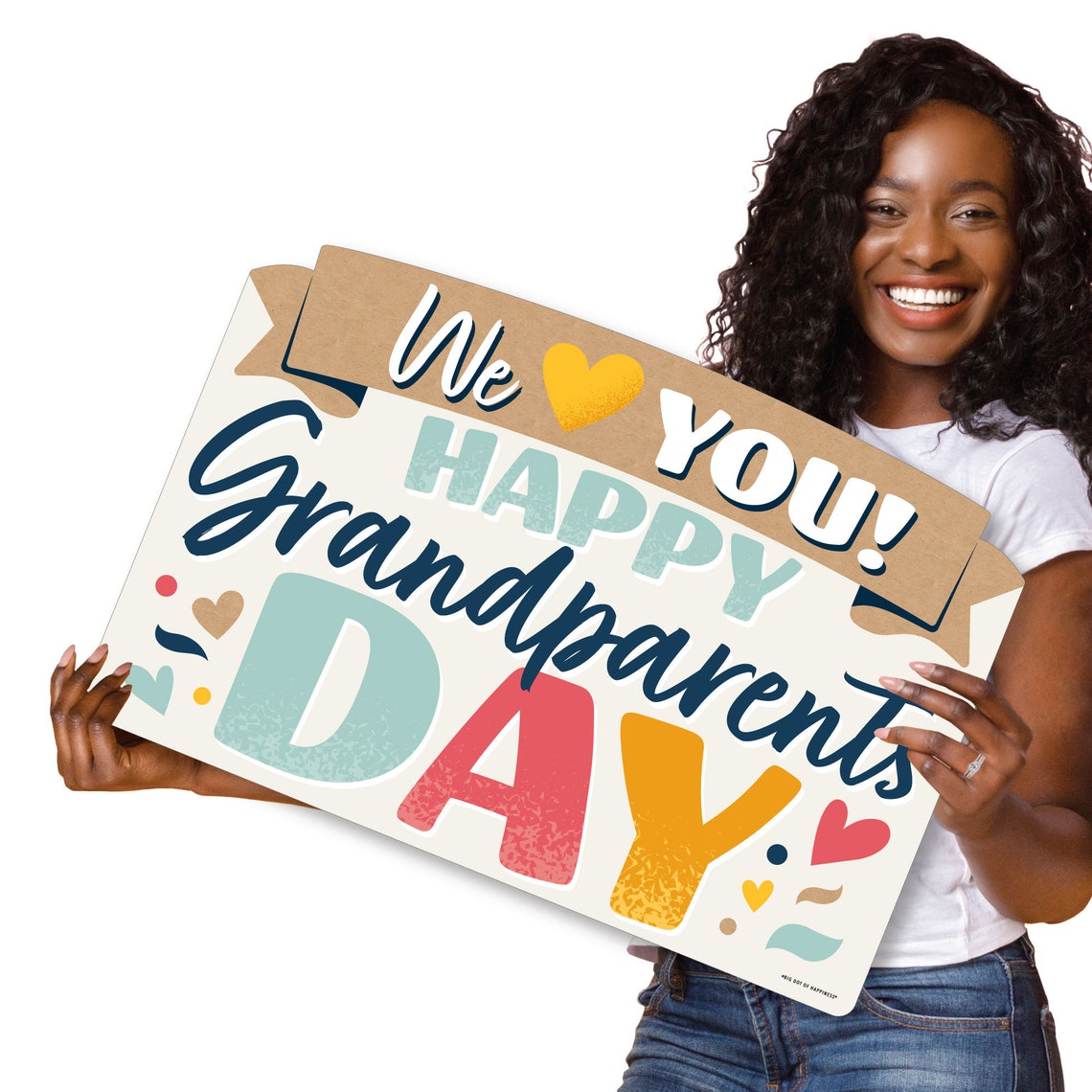 Happy Grandparents Day Grandma & Grandpa Party Yard Sign | Etsy