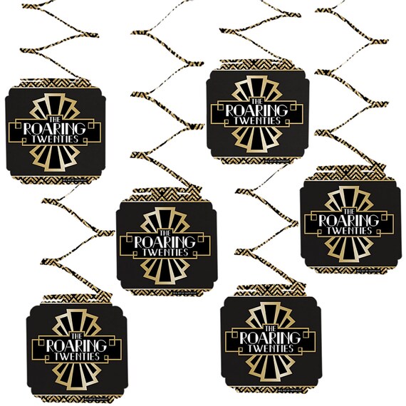 Roaring 20 S Hanging Decorations Hanging 1920 S Art Deco Jazz