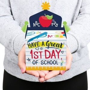 First Day of School - Treat Box Party Favors - Back to School Classroom ...