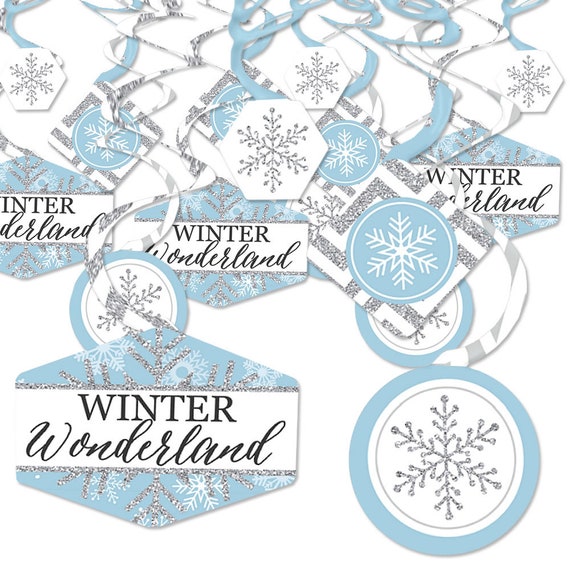 Big Dot Of Happiness Winter Wonderland - Banner & Photo Booth