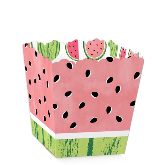 Sweet Watermelon Party Mini Favor Boxes Fruit Party Treat Candy