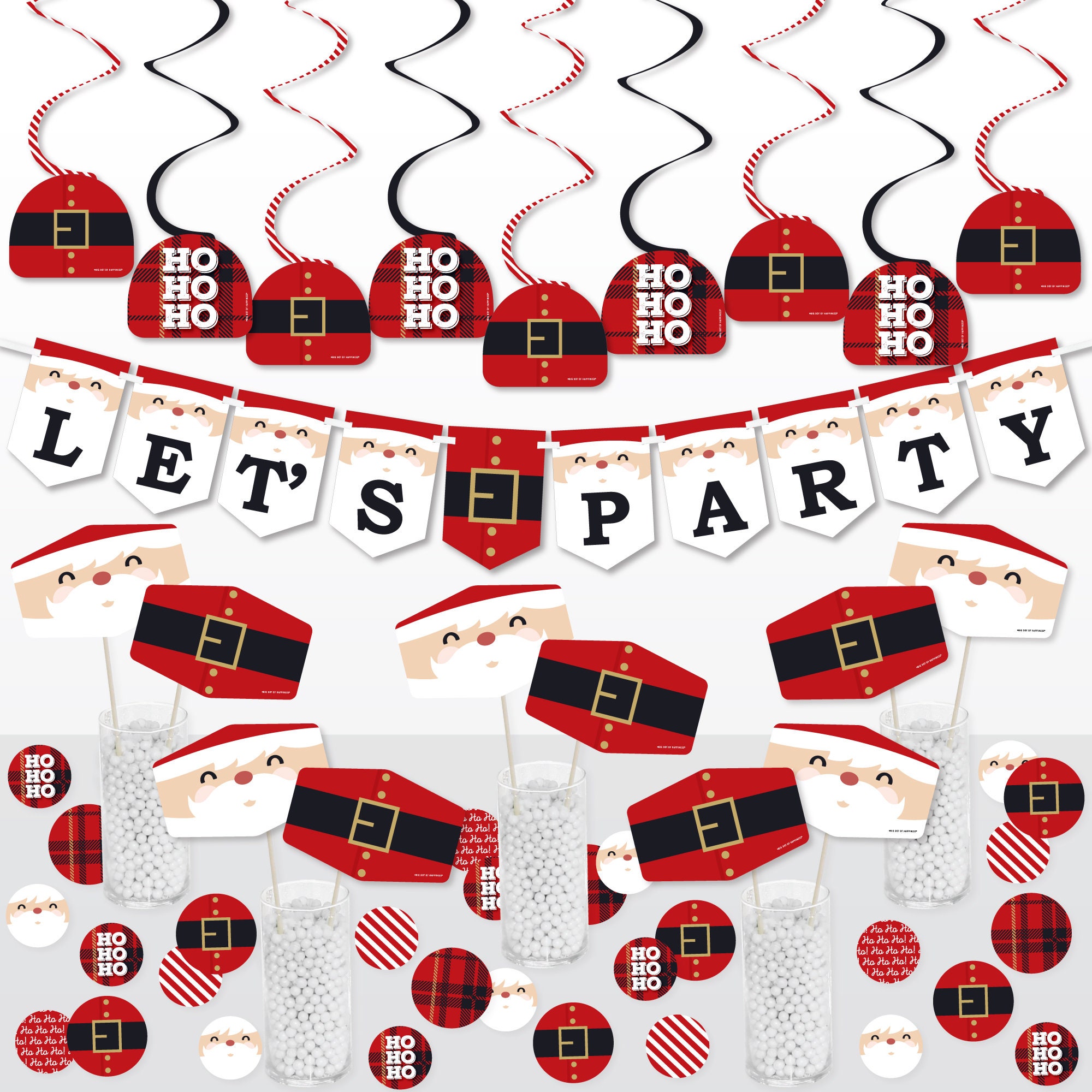 Big Dot of Happiness Jolly Santa Claus - Christmas Party Have or Have Not  Cards - Christmas Gift Exchange Game - Set of 24