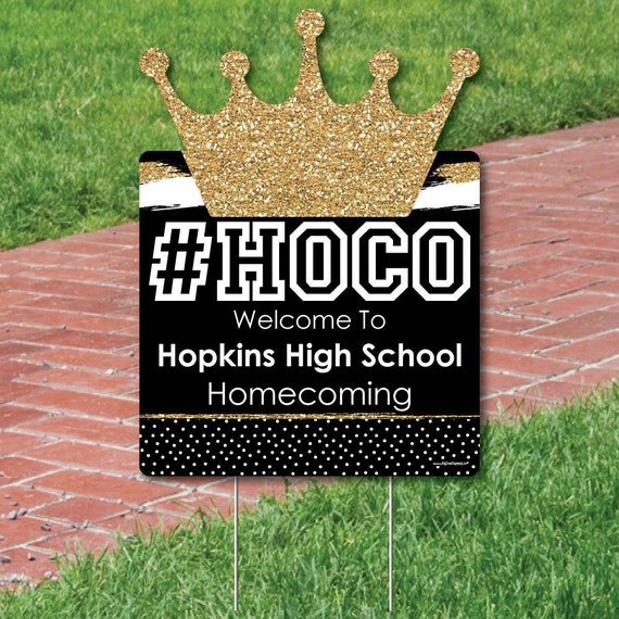 HOCO Dance Sign Outdoor Lawn Decorations High