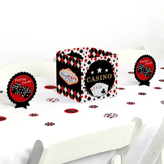 Las Vegas Casino Party Centerpiece & Table Decoration Kit 