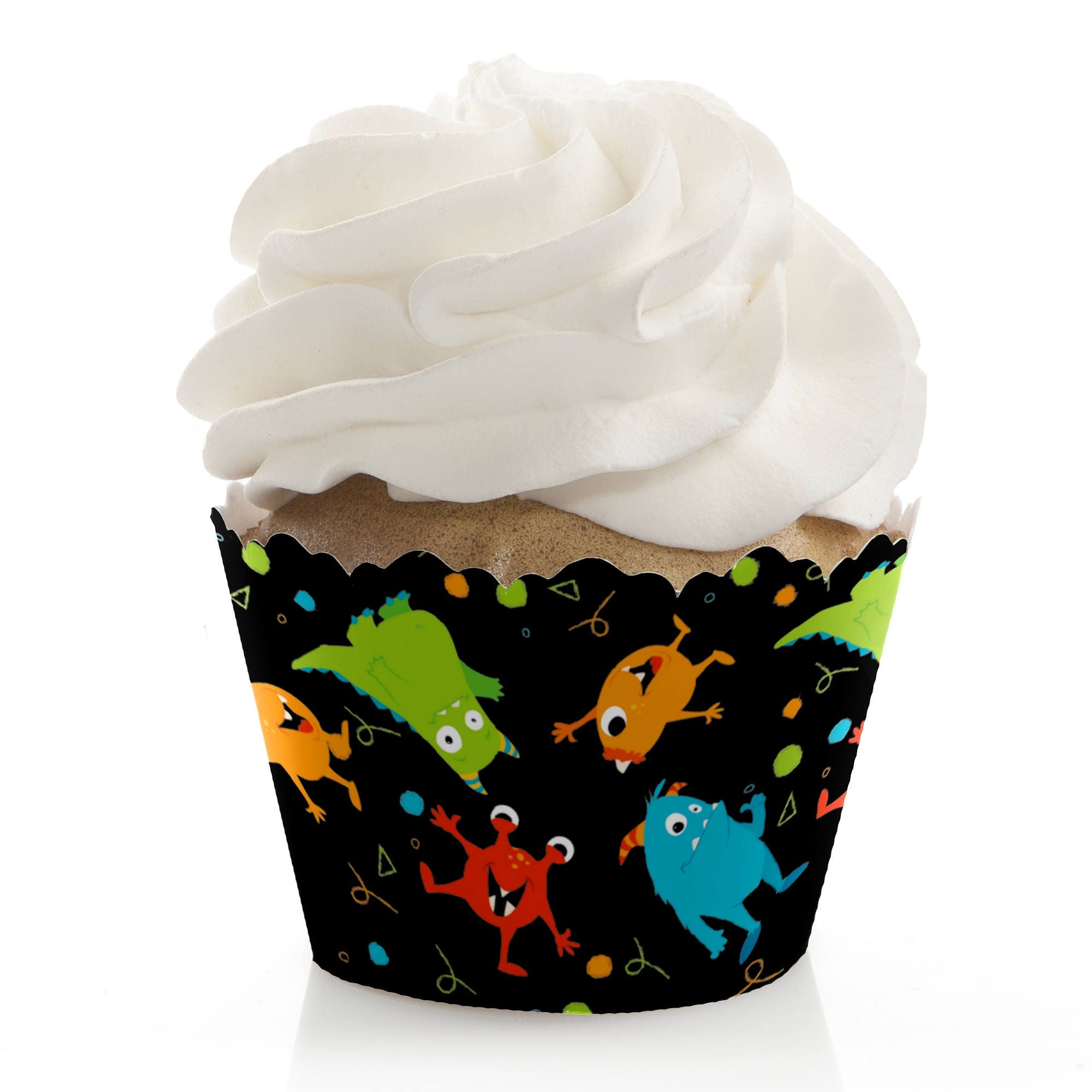 Monster Bash Baby Shower Cupcake Decorations And Supplies Etsy