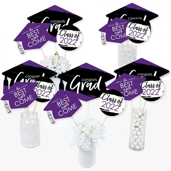 Purple Graduation Party Advice Cards 18 Count Purple Grad Best is Yet to Come Purple Graduation Party Advice Cards 18 Count Purple Grad Best is Yet to Come