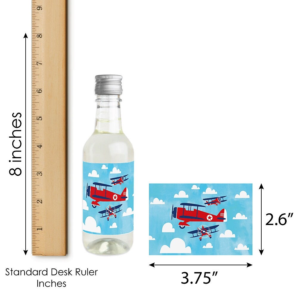 Taking Flight Airplane Mini Wine and Champagne Bottle Etsy