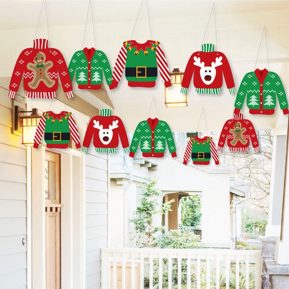 ugly sweater decorations