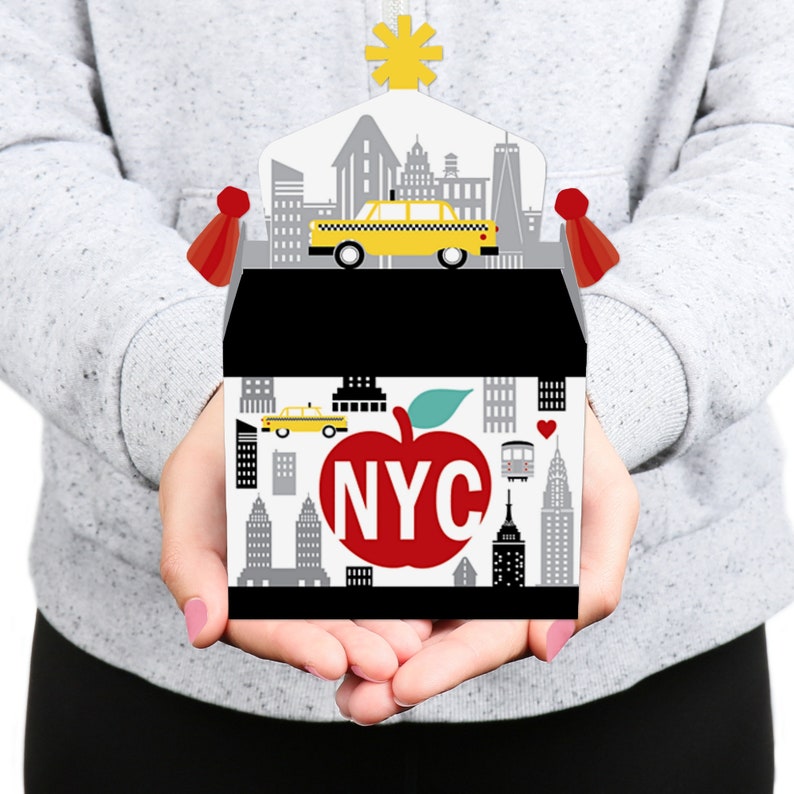 NYC Cityscape Treat Box Party Favors New York City Party Etsy