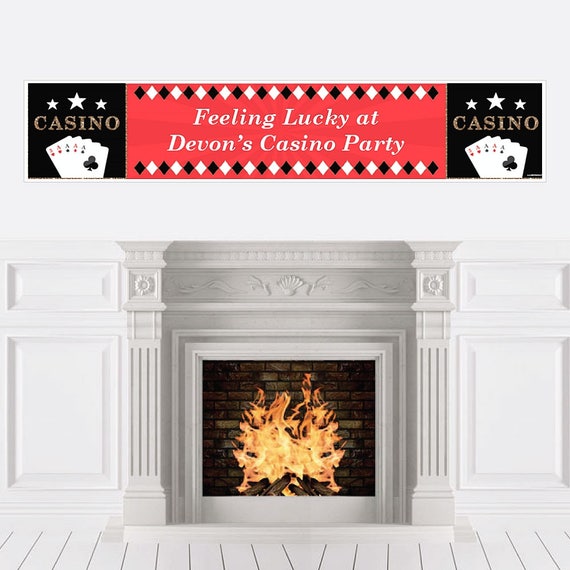Big Dot Of Happiness Las Vegas Casino Birthday Party Bunting