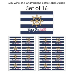Last Sail Before the Veil - Mini Wine and Champagne Bottle Label ...