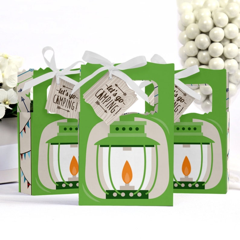 Happy Camper Camping Baby Shower or Birthday Party Favor Etsy