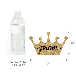 Prom DIY Decorations Party Essentials Crown Shaped Party Decorations Junior Prom Party Decor Senior Prom Party School Dance 20 Ct image 2