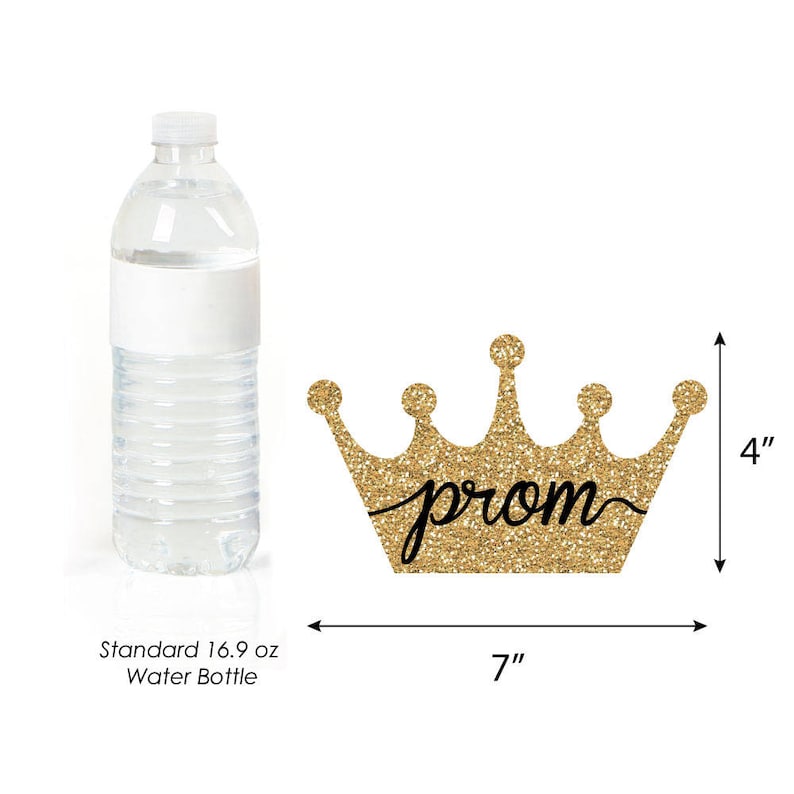 Prom DIY Decorations Party Essentials Crown Shaped Party Decorations Junior Prom Party Decor Senior Prom Party School Dance 20 Ct image 2