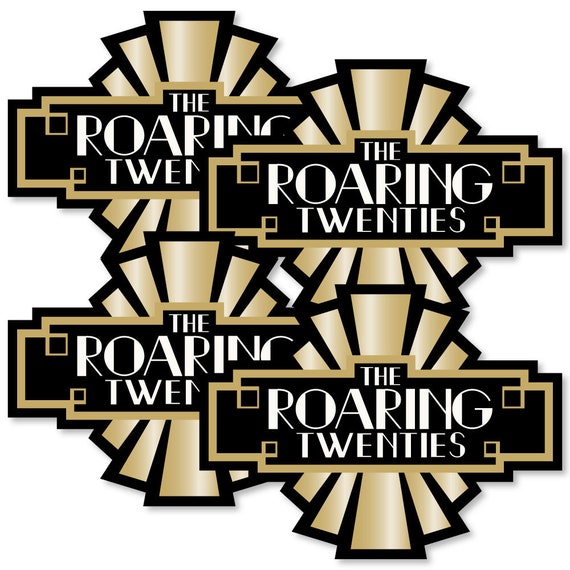  Roaring 20s Party Decorations Kit - Great Gatsby Party Supplies  Balloons for Roaring 20s Flapper Party Birthday Bachelorette Anniversaries  : Toys & Games