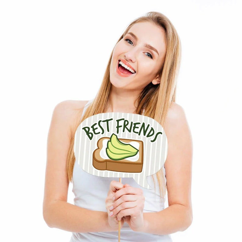 Funny Hello Avocado Fiesta Party Photo Booth Props Kit 10 - Etsy