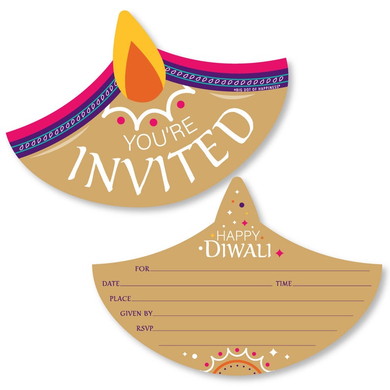 Set of 12 Big Dot of Happiness Happy Diwali Festival of Lights Party Decorations Party Cupcake Wrappers