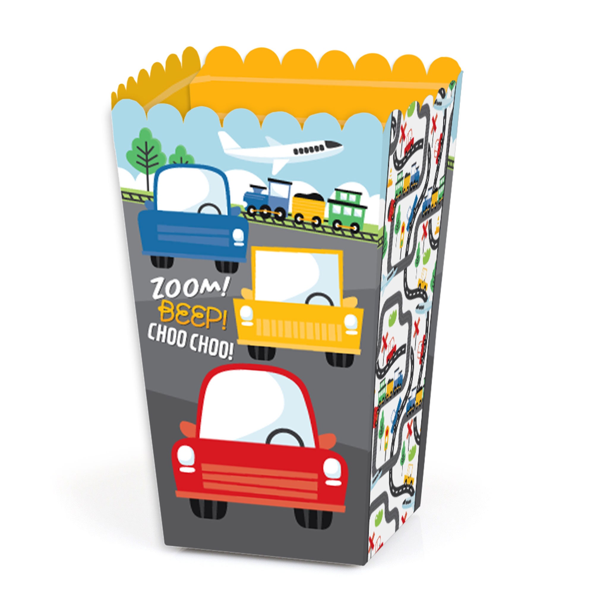 10 ct. Pack - Cars Popcorn Boxes / Paquete con 10 Cajas para Palomitas de  Cars.