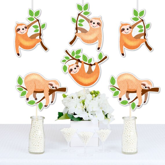 Let's Hang - Sloth - DIY Decorations Party Essentials - Sloth Birthday