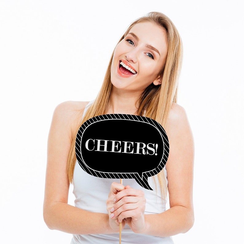 20 Piece 2020 Graduation Party Photo Booth Props Kit Graduation Cheers